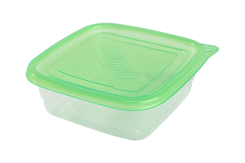 Miljövänlig Square Food Fresh Keeping Box 591ML