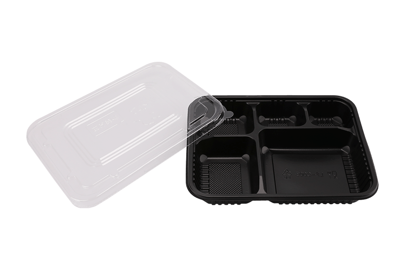 Miljövänlig Black Five Grid Lunchbox