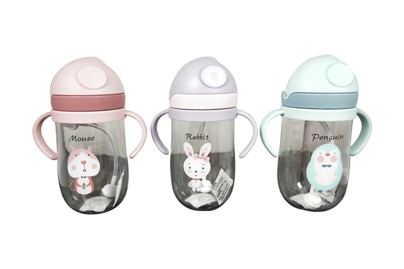 400ml Plast BPA Free Kinds Drinking Cute Water Glass